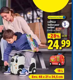 Lidl Lupilu Valise pour enfant offre