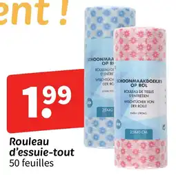 Wibra Rouleau d'essuie-tout 50 feuilles offre