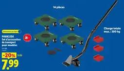 Lidl Parkside Set d'accessoires de transport pour meubles offre