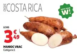 Auchan Manioc vrac offre