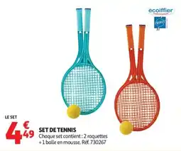 Auchan Set de tennis offre