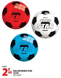 Auchan Ballon world star offre
