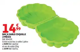 Auchan Baca sable coquille 2 pièces offre