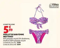 Auchan Inextenso Maillot de bain femme offre