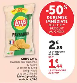 Bi1 Lay's Chips offre
