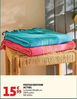 Auchan Actuel Foutah kenyane offre