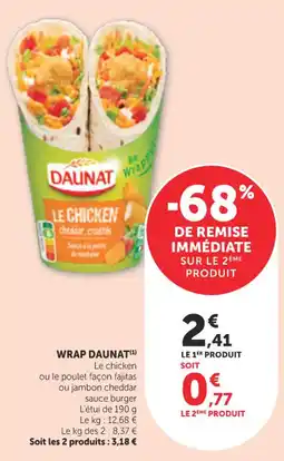 Bi1 Daunat Wrap offre