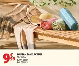 Auchan Actuel Foutah sand offre