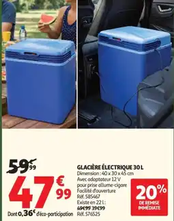 Auchan Glacière électrique offre