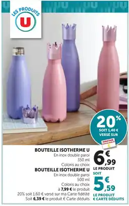 Bi1 U Bouteille isotherme offre