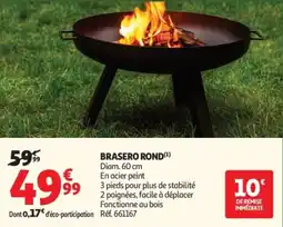 Auchan Brasero rond offre