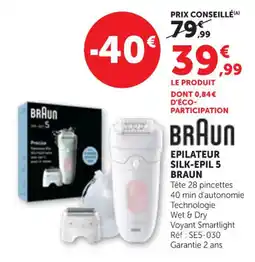 Bi1 Braun Epilateur silk-epil 5 offre