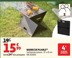 Auchan Barbecue pliable offre