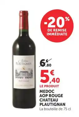 Bi1 Politignan Medoc aop rouge chateau offre
