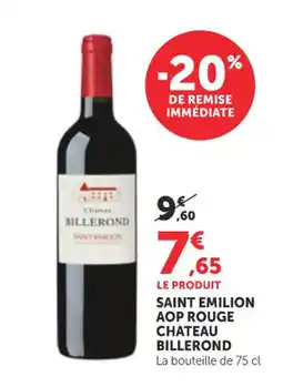 Bi1 Saint emilion aop rouge chateau billerond offre