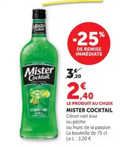 Bi1 Mister Cocktail offre
