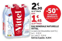 Bi1 Vittel Eau minerale naturelle offre