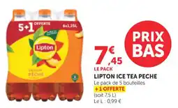 Bi1 Lipton Ice tea peche offre