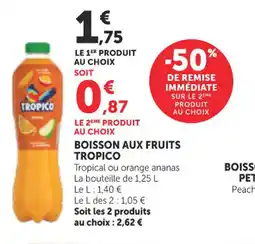 Bi1 Tropico Boisson aux fruits offre