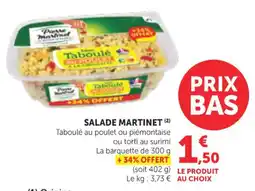 Bi1 Martinet Salade offre