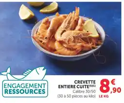 Bi1 Crevette entiere cuite offre