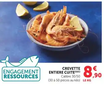 Bi1 Crevette entiere cuite offre