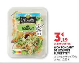 Bi1 Florette Wok fondant de legumes offre