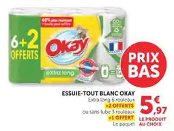 Bi1 Okay Essuie tout blanc offre