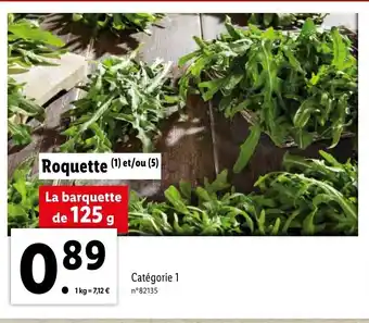 Lidl Roquette offre