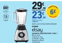 E.Leclerc BLENDER elsay offre