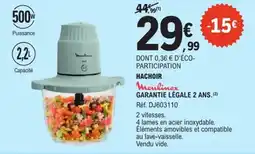 E.Leclerc HACHOIR Moulinex offre