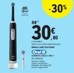 E.Leclerc BROSSE À DENT ÉLECTRIQUE Oral-B offre