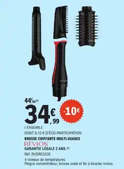 E.Leclerc BROSSE COIFFANTE MULTI-USAGES REVLON offre