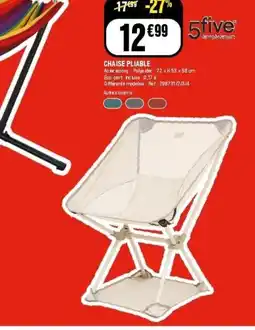 La Foir'Fouille Chaise pliable offre