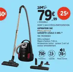 E.Leclerc ASPIRATEUR SAC Дошепта offre
