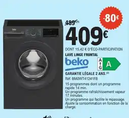 E.Leclerc LAVE LINGE FRONTAL beko offre