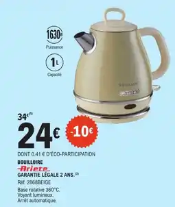 E.Leclerc BOUILLOIRE Ariete offre