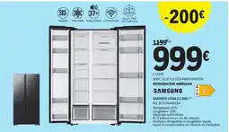 E.Leclerc RÉFRIGÉRATEUR AMÉRICAIN SAMSUNG offre