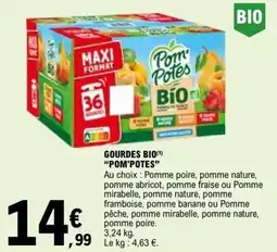 E.Leclerc GOURDES BIO POM'POTES offre