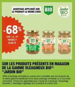 E.Leclerc SUR LES PRODUITS PRÉSENTS EN MAGASIN DE LA GAMME OLEAGINEUX BIO JARDIN BIO offre