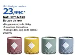Costco NATURE'S MARK Bougie de luxe offre