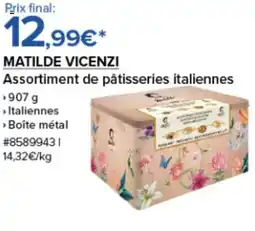 Costco MATILDE VICENZI Assortiment de pâtisseries italiennes offre