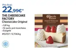 Costco THE CHEESECAKE FACTORY Cheesecake Original offre