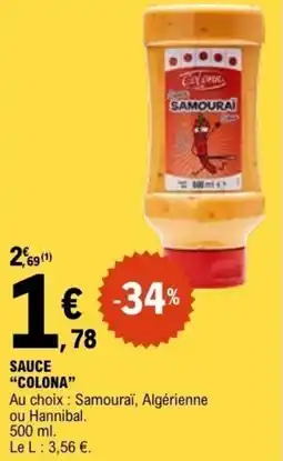E.Leclerc SAUCE COLONA offre