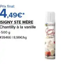 Costco ISIGNY STE MÈRE Chantilly à la vanille offre