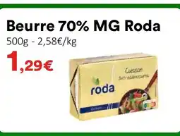 Hmarket Beurre 70% MG Roda offre