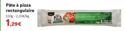 Hmarket Pâte à pizza rectangulaire offre