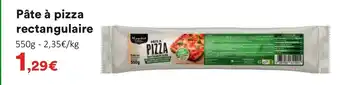 Hmarket Pâte à pizza rectangulaire offre