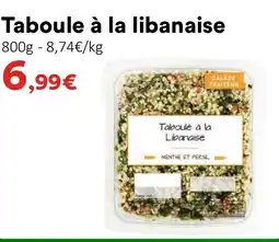 Hmarket Taboule à la libanaise offre