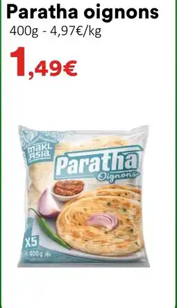 Hmarket Paratha oignons offre